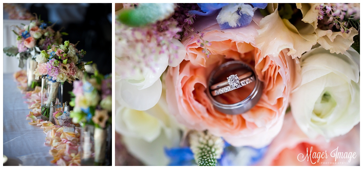 gorgeous ring shot detail in flowers