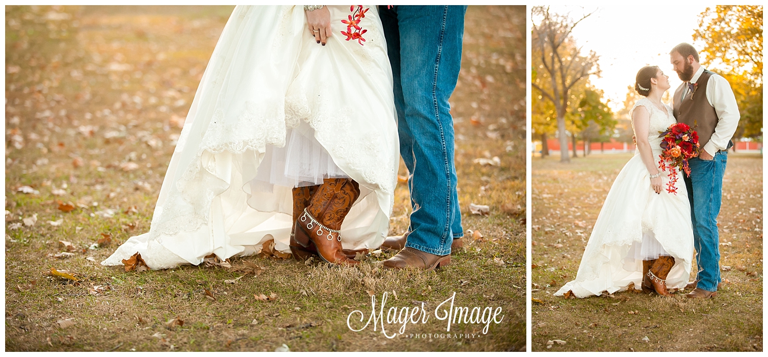 country wedding boots and jeans