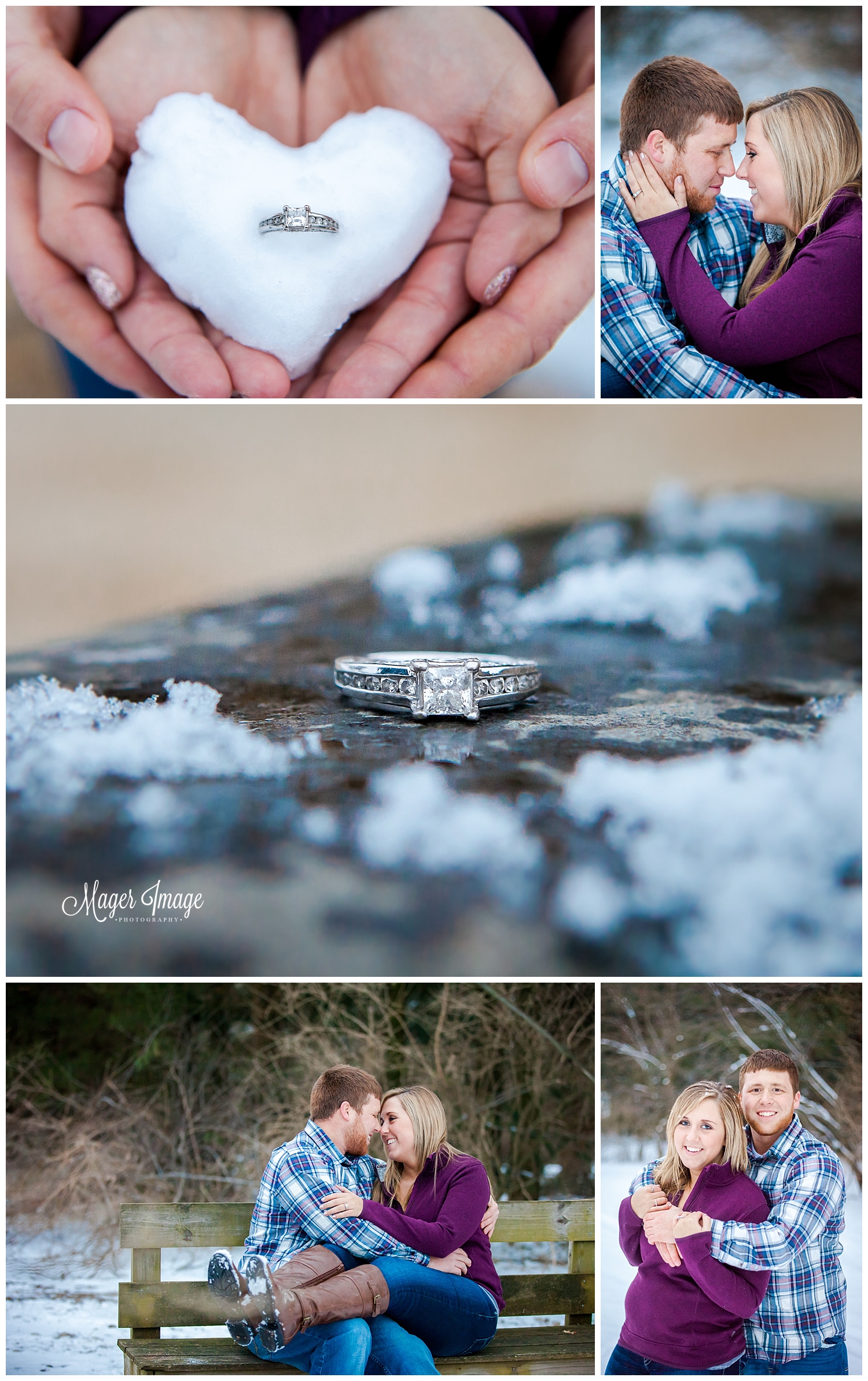 engagement session winter roberts il
