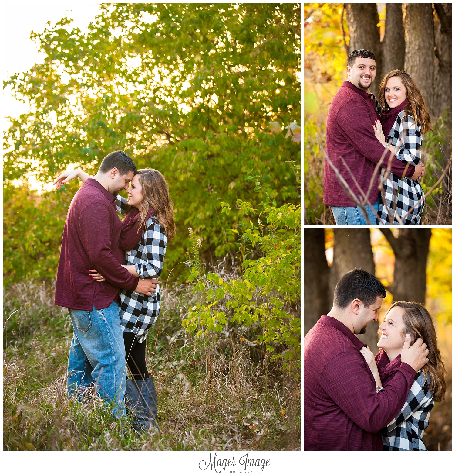 fall e-session pictures mager image