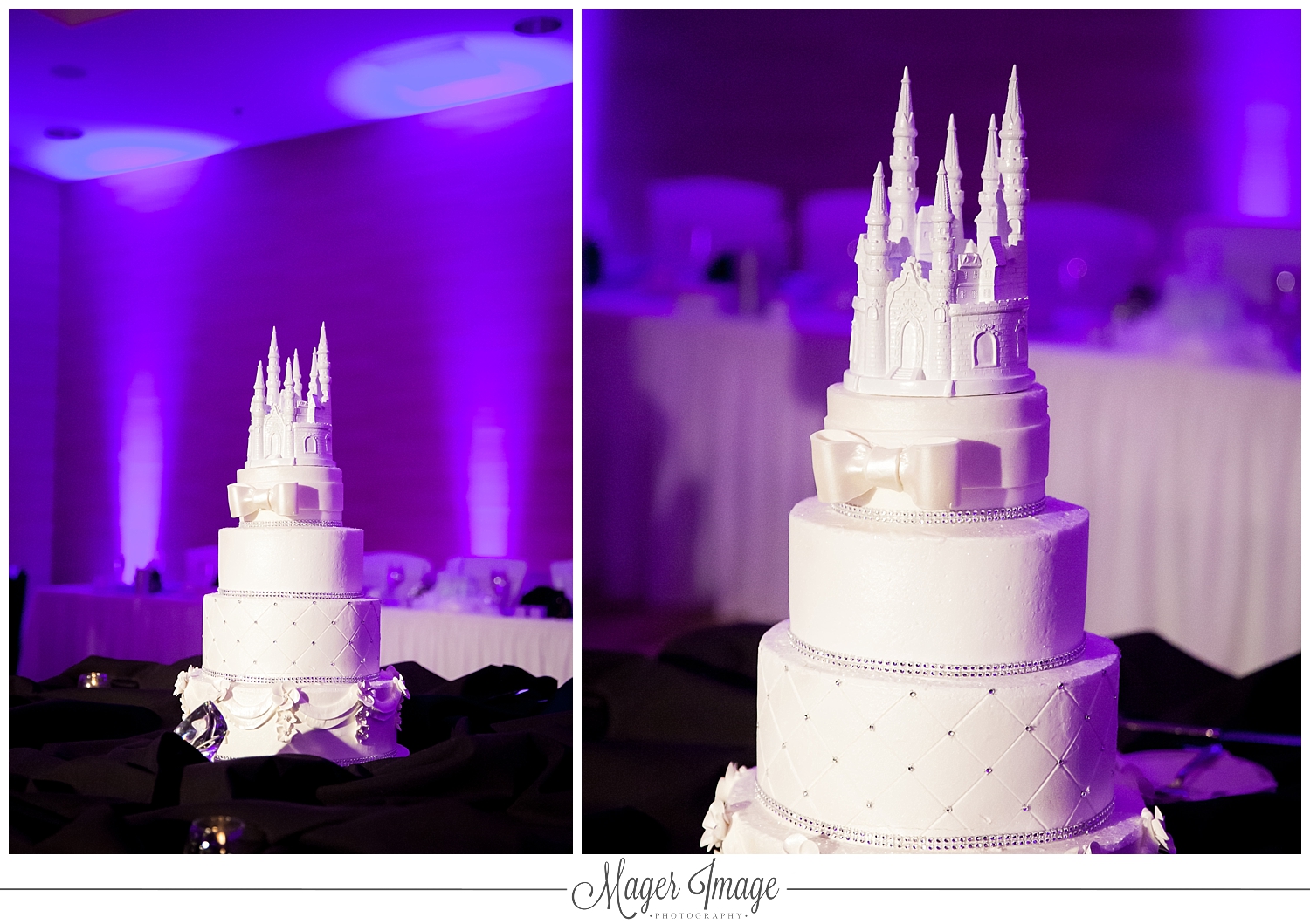 cinderella fairytale wedding cake inspiration purple
