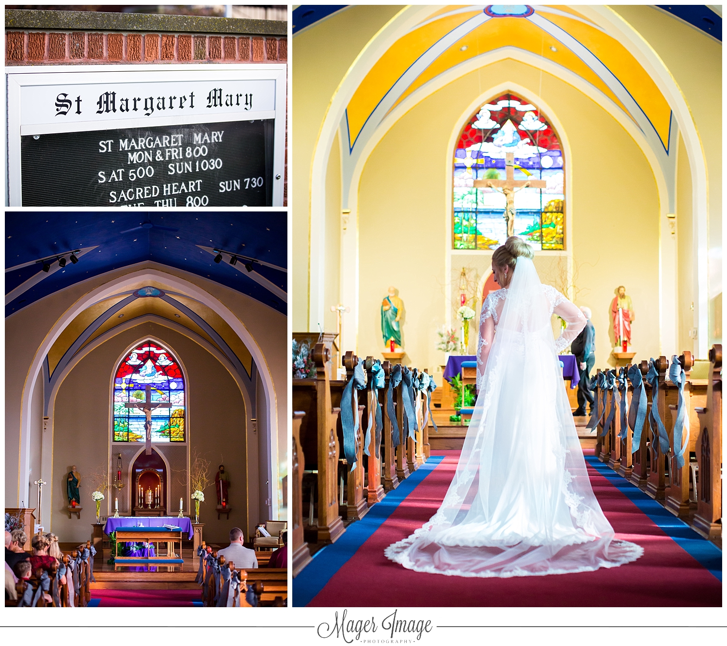 st margaret mary catholic church bride