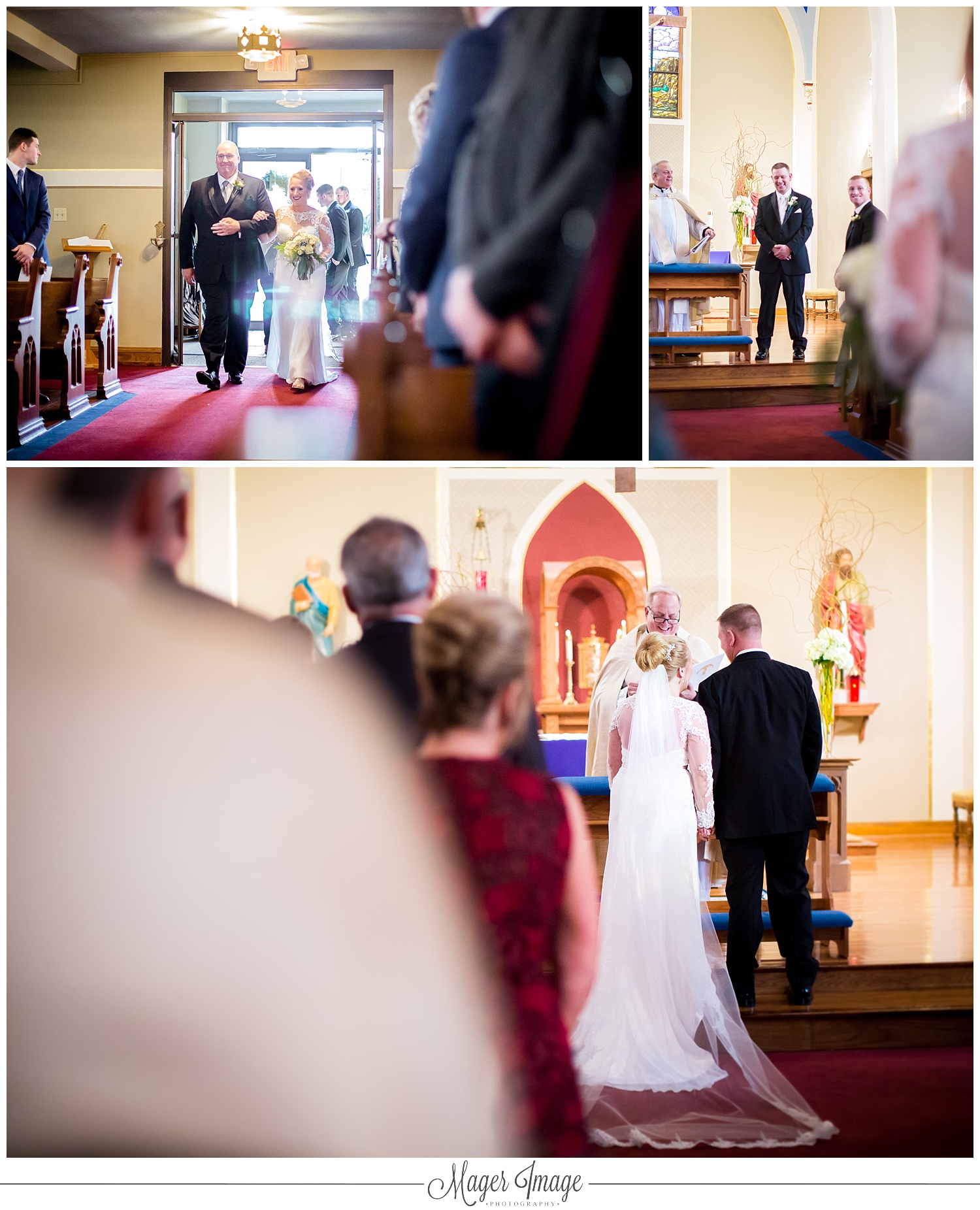 illinois wedding photographer catholic ceremony