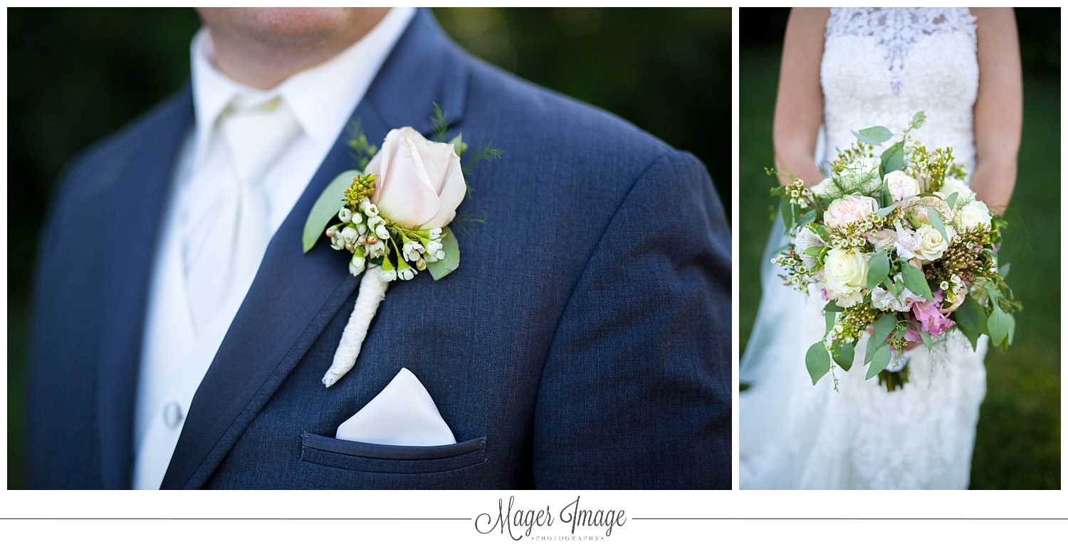 bouquet boutonniere flowers real