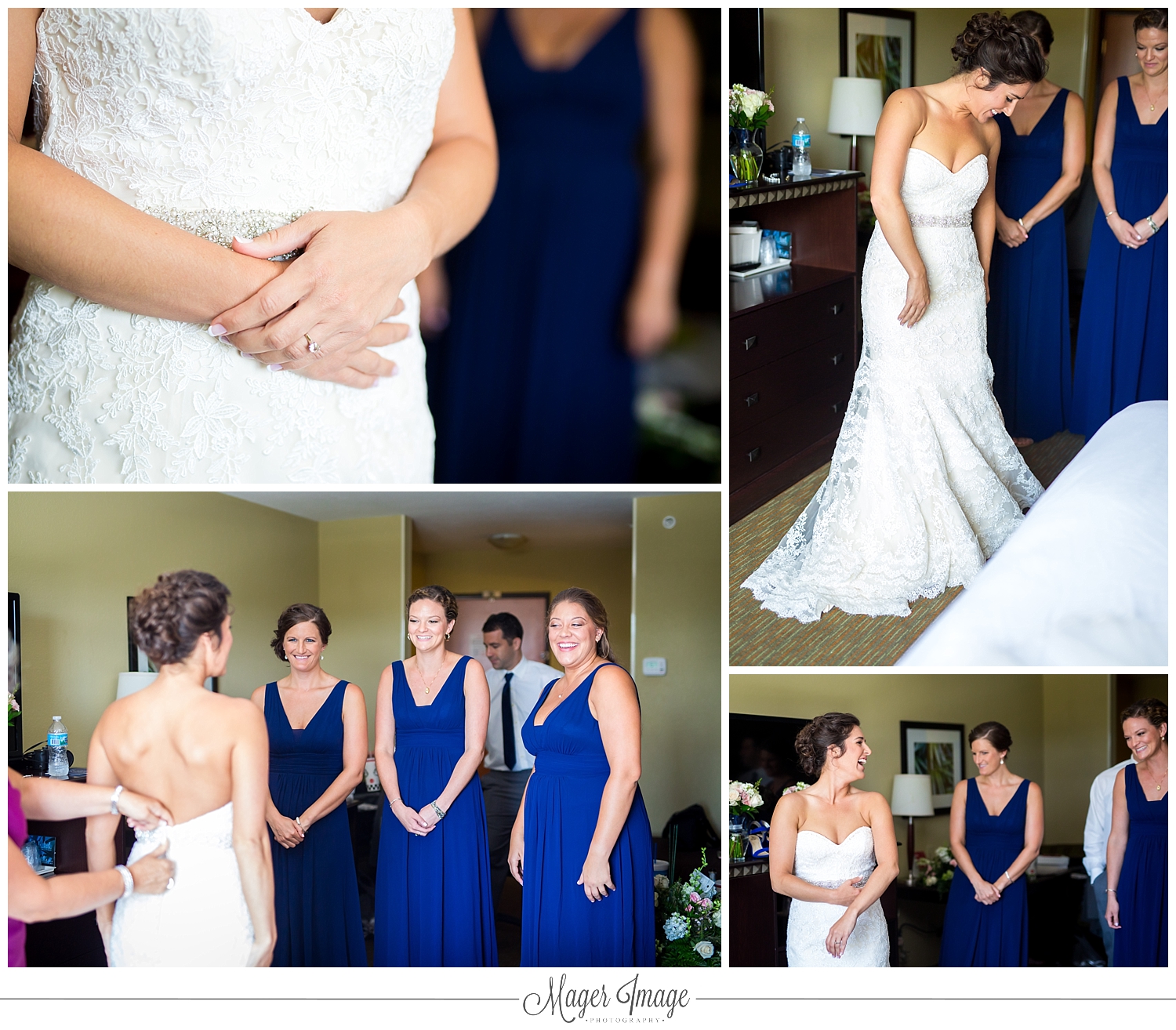 dress ring bridesmaids blue white