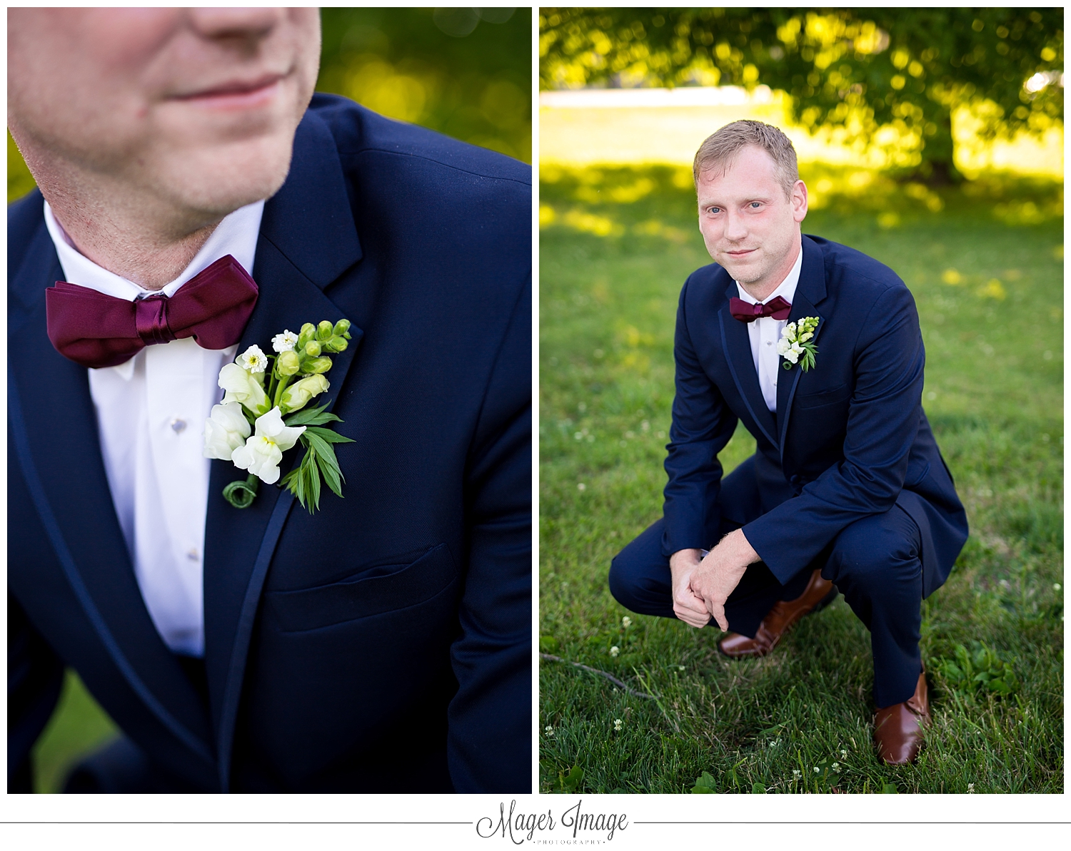 groom navy tux maroon burgundy dark blue bow tie