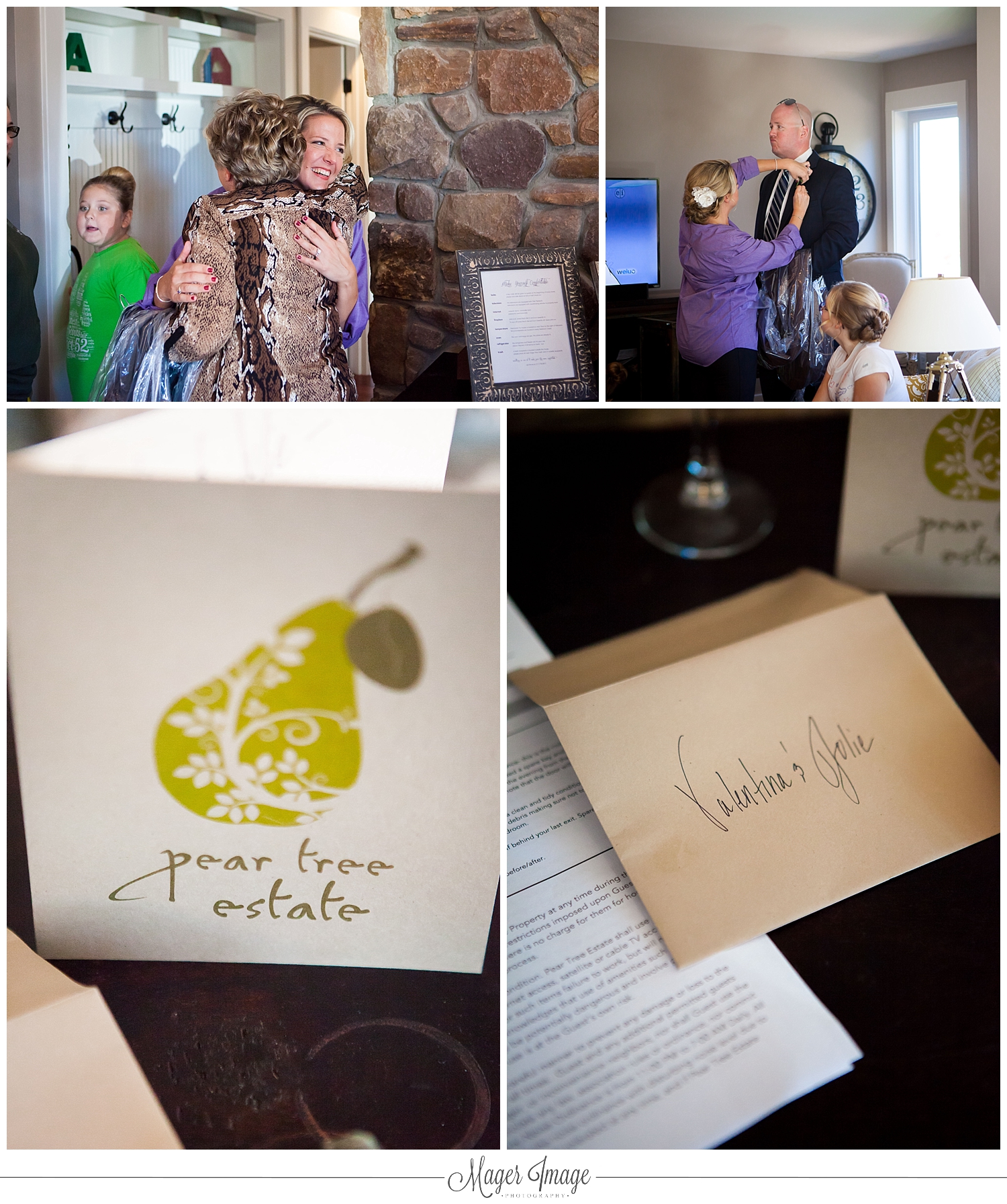 pear tree estate welcome card