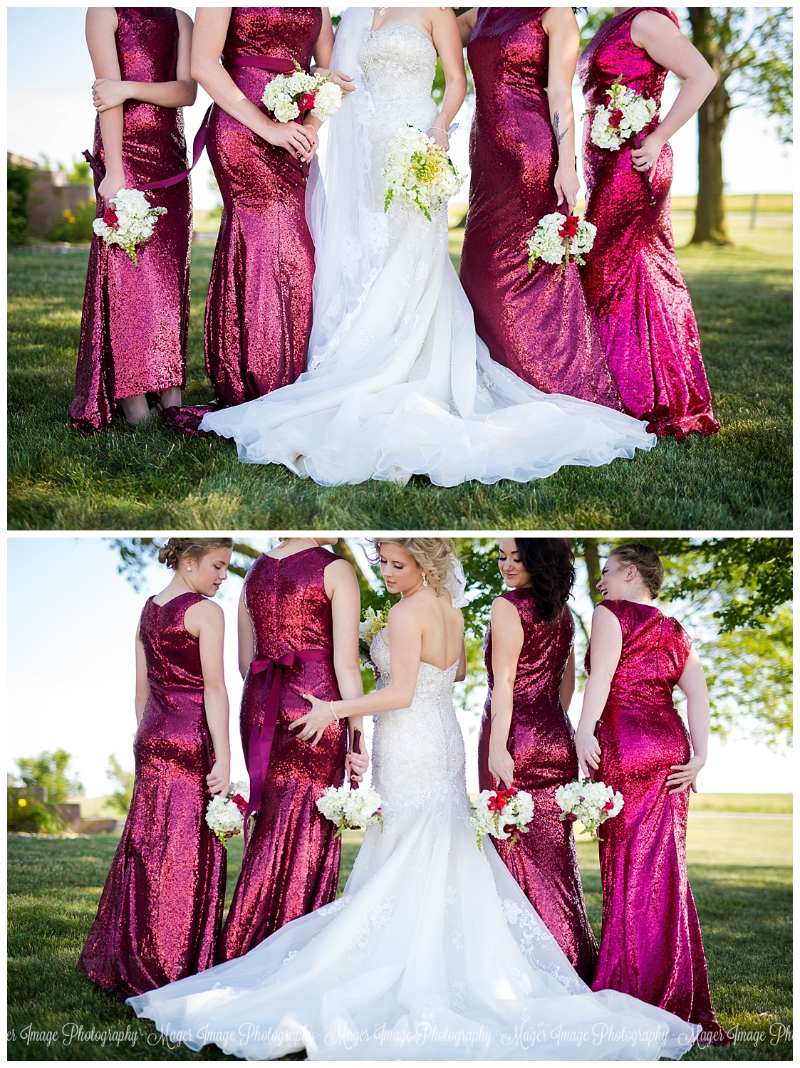 burgundy sequin dress bridesmaids