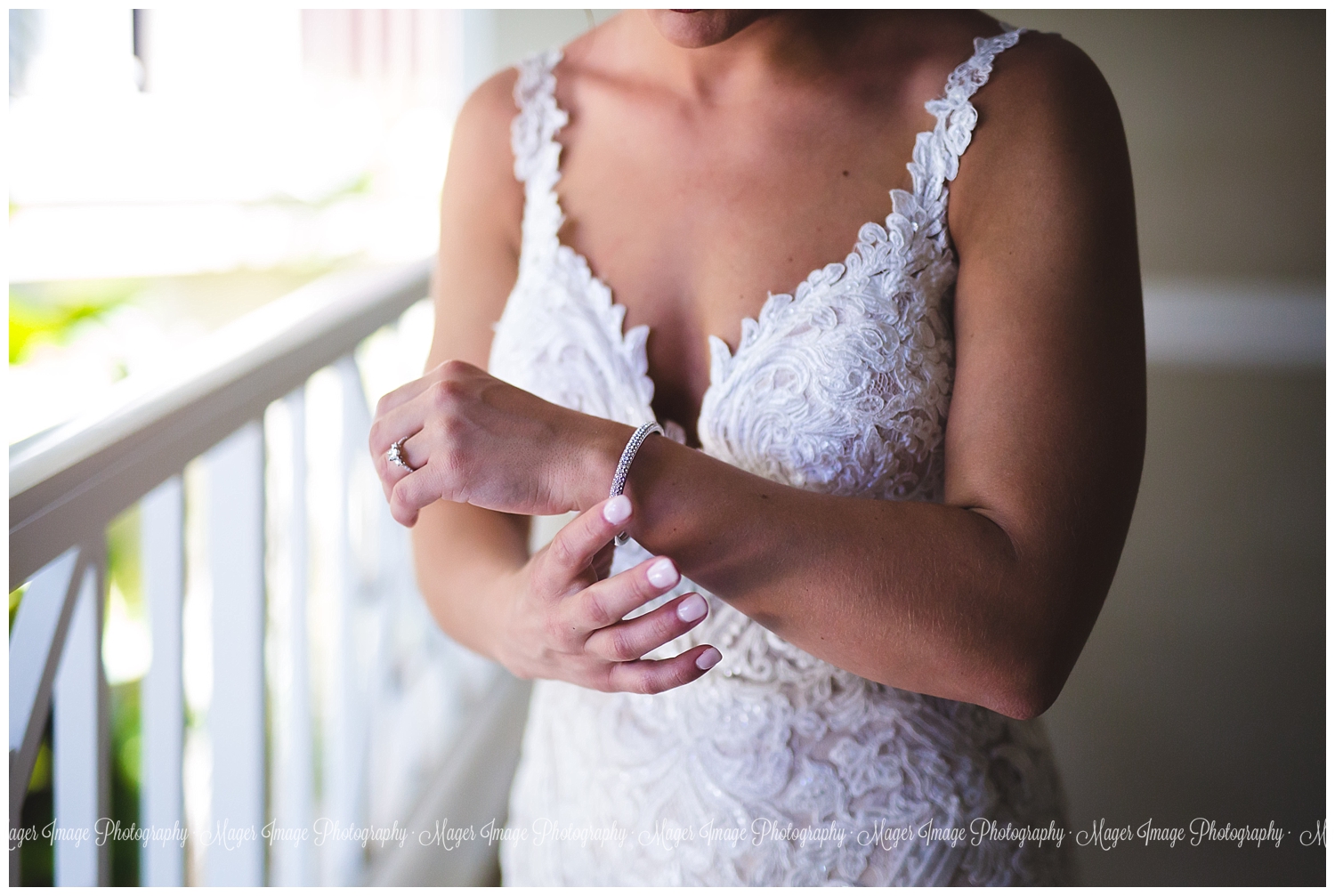 bracelet lace gown jamaica wedding