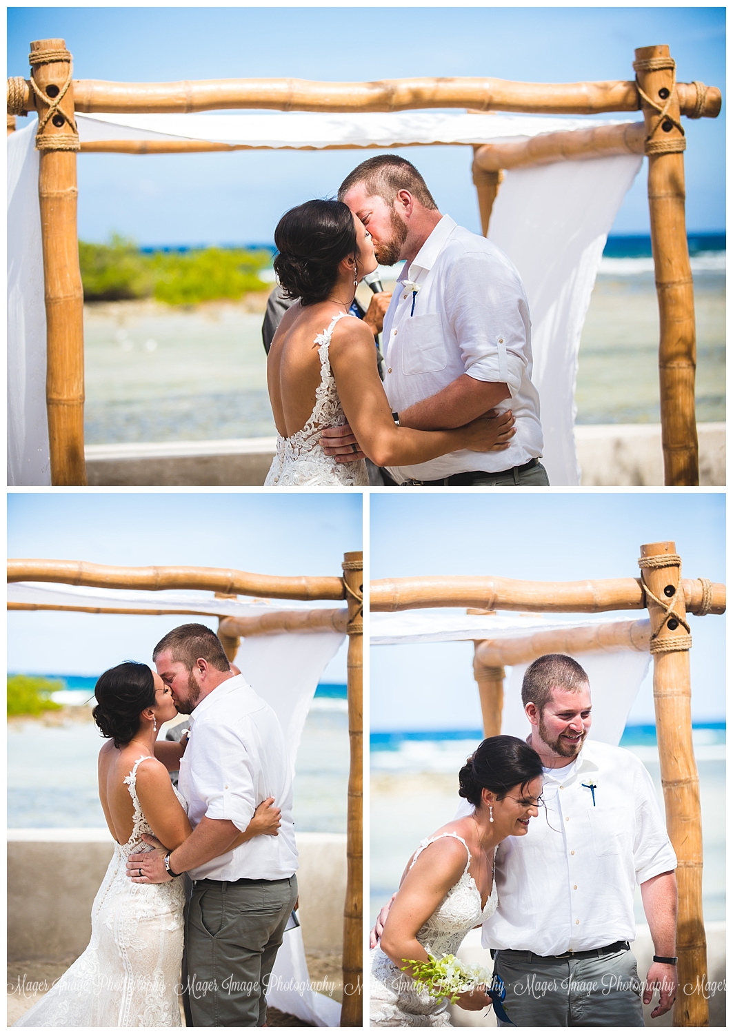 simple wedding ceremony in the caribbean