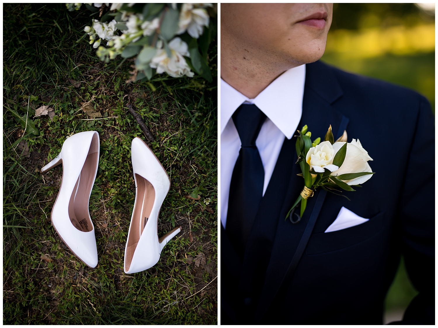 shoes navy wedding suit boutonierre 