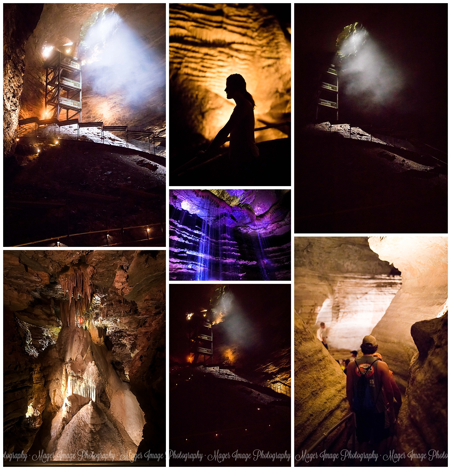 cave tour photography missouri silver dollar city