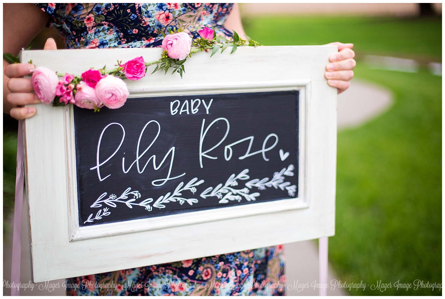 baby shower decor calligrapher lindsey anderson