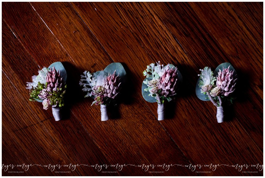 succulents wood boutonniere's guys flowers