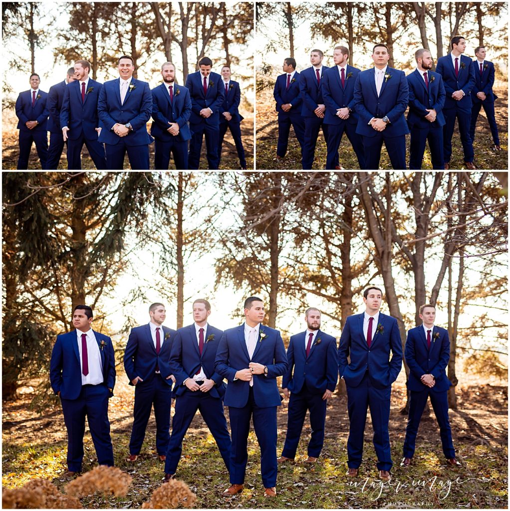 navy men wedding day suits maroon
