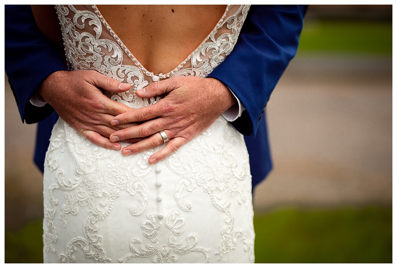 back of lace wedding dress