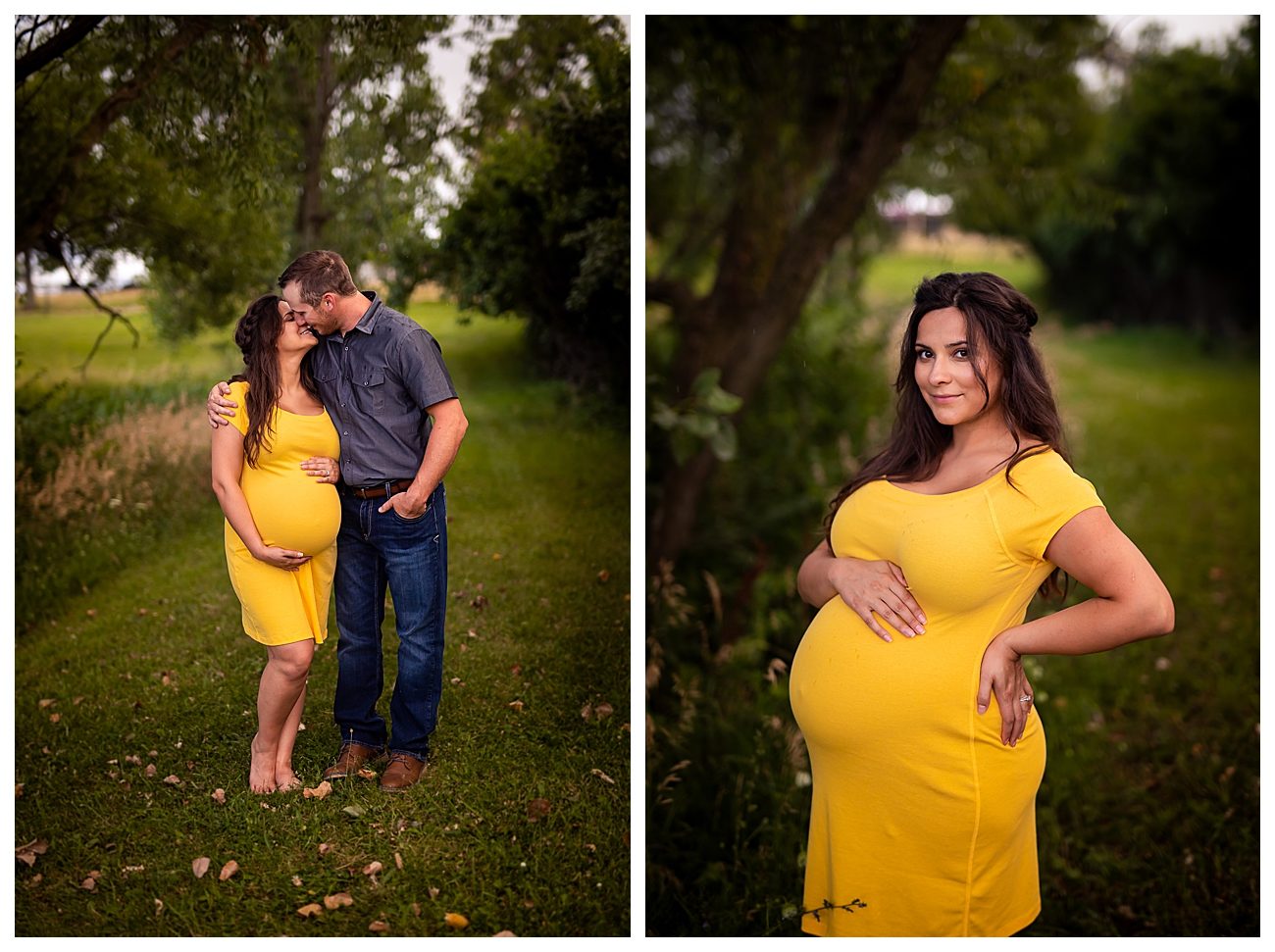 midwest farm maternity session