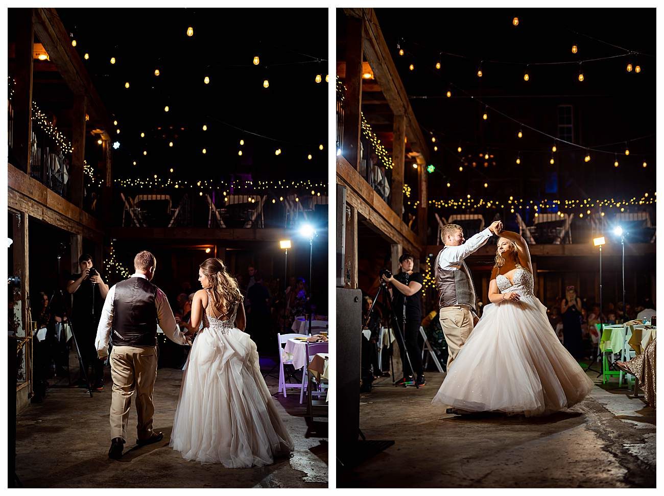 string lit barn fall wedding 