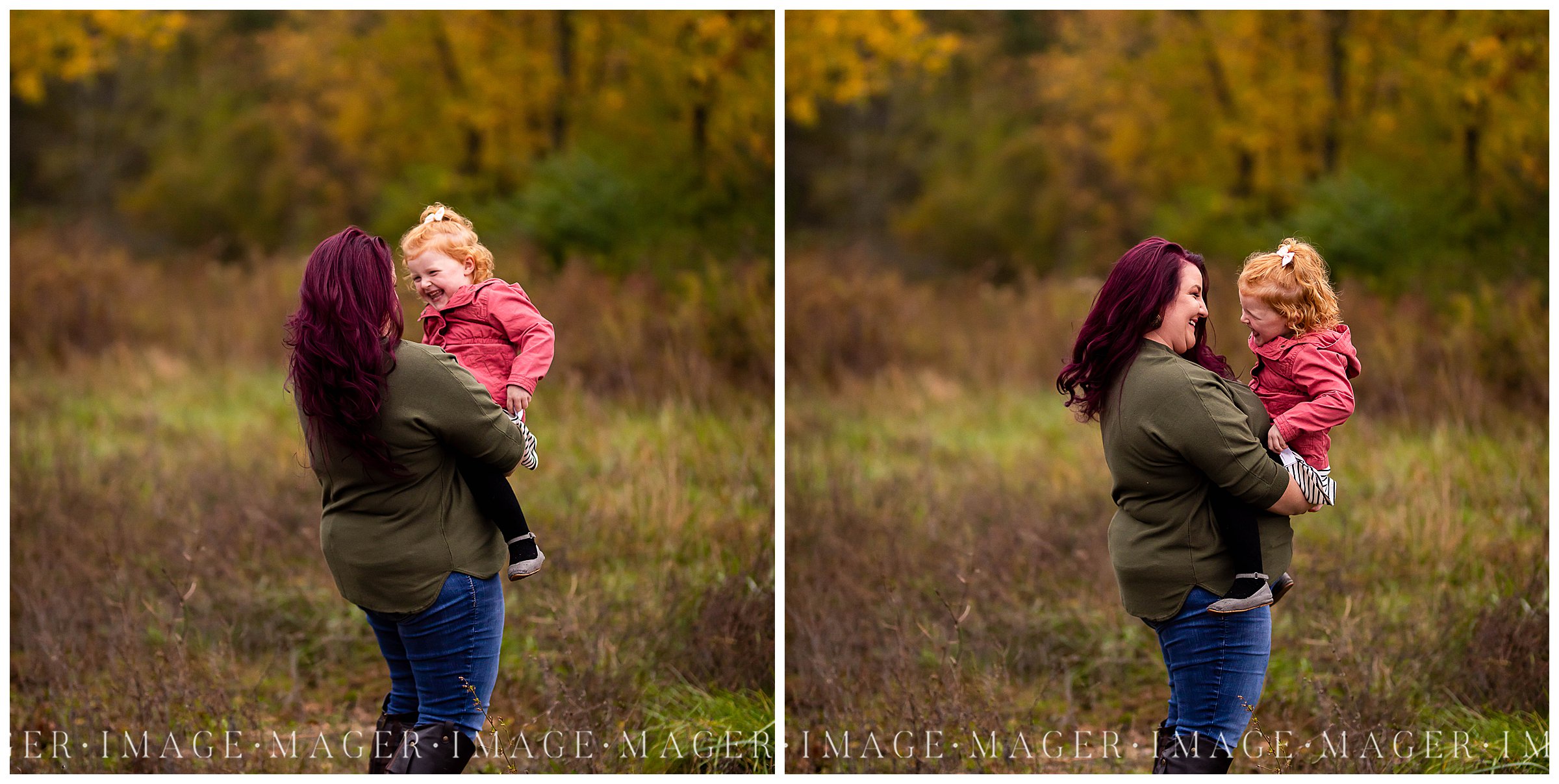 fall mommy daughter photoshoot