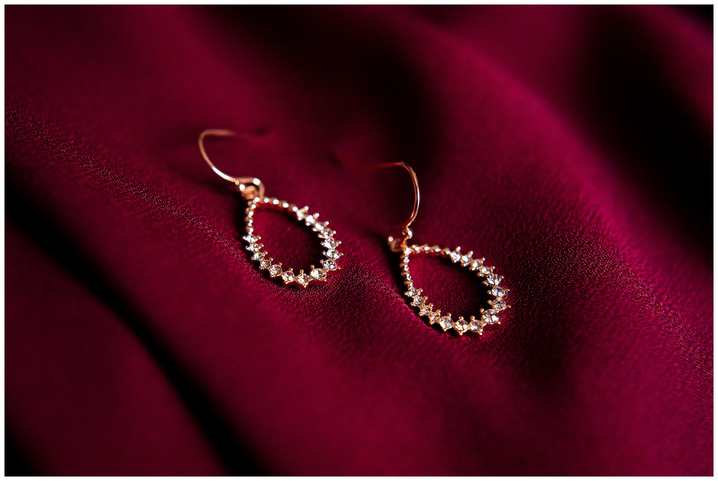 gold diamond wedding earrings