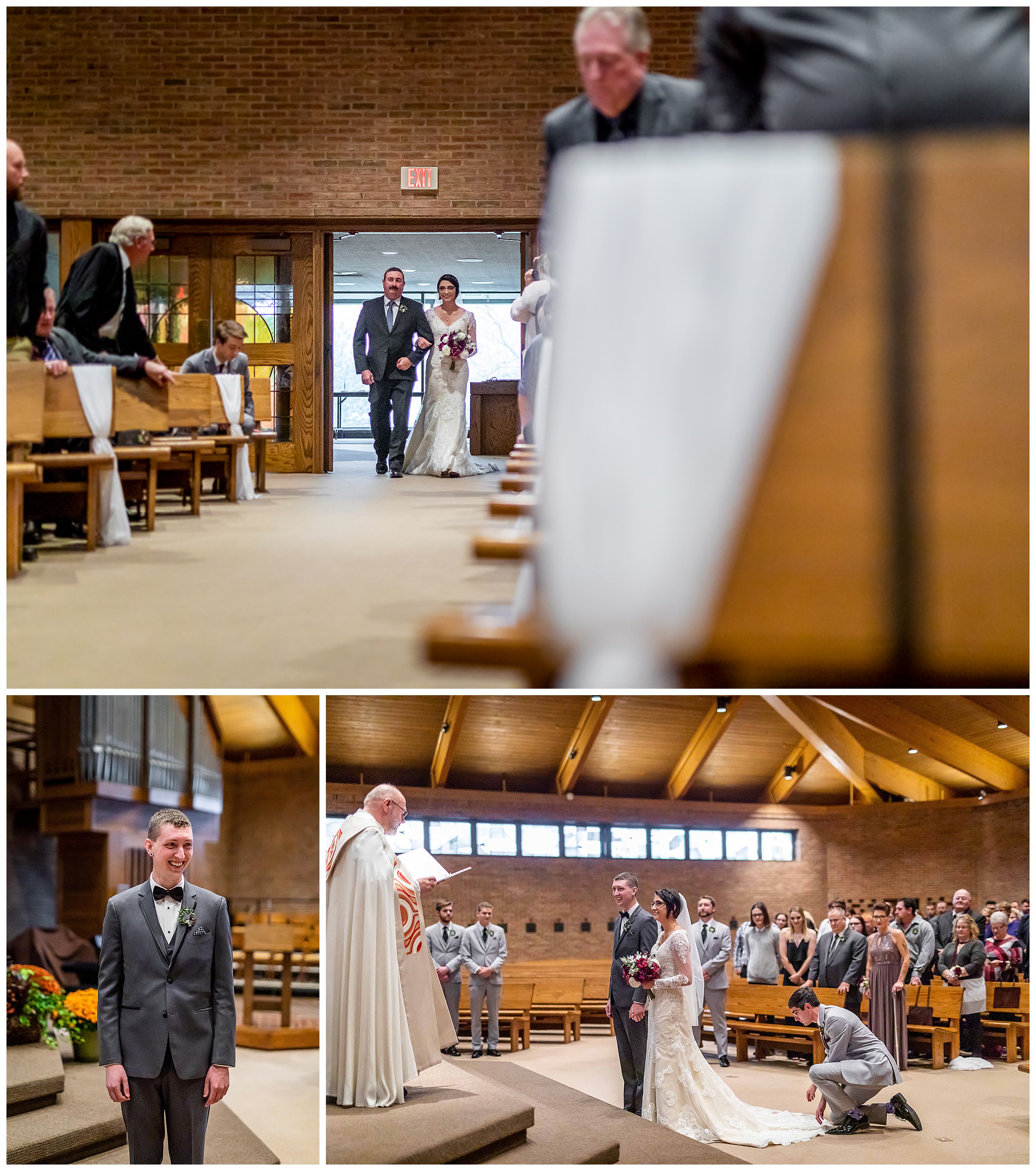 traditional church wedding details