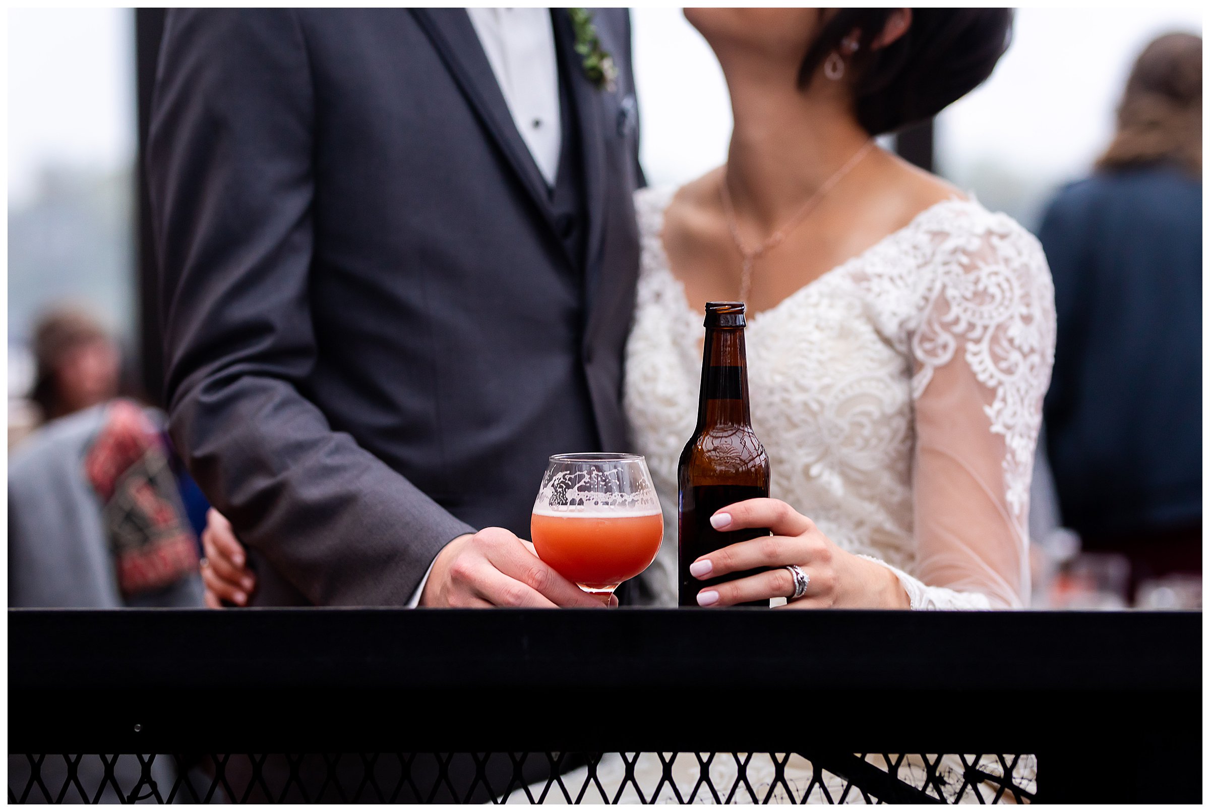 beer wedding celebration
