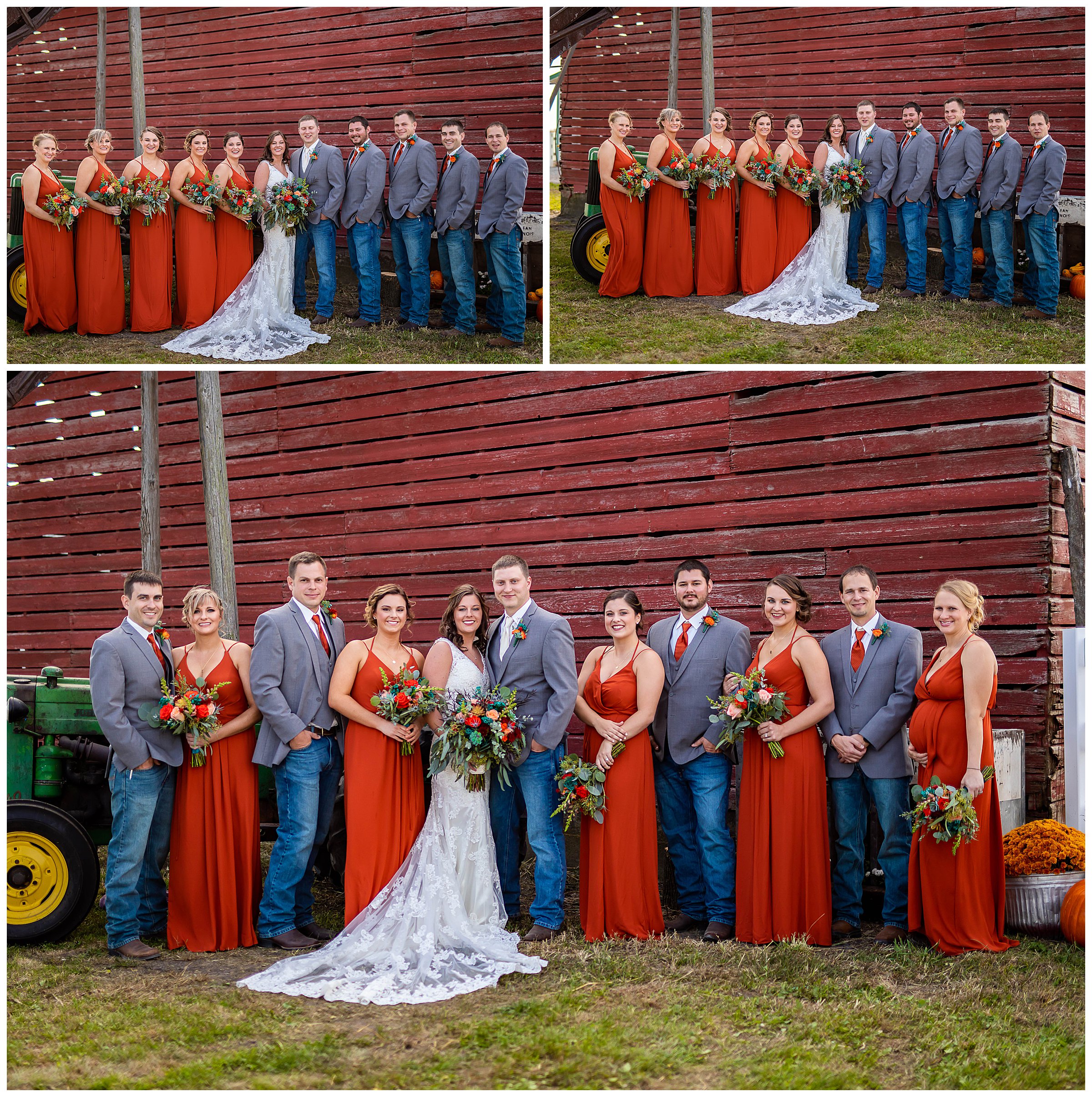 country barn fall wedding
