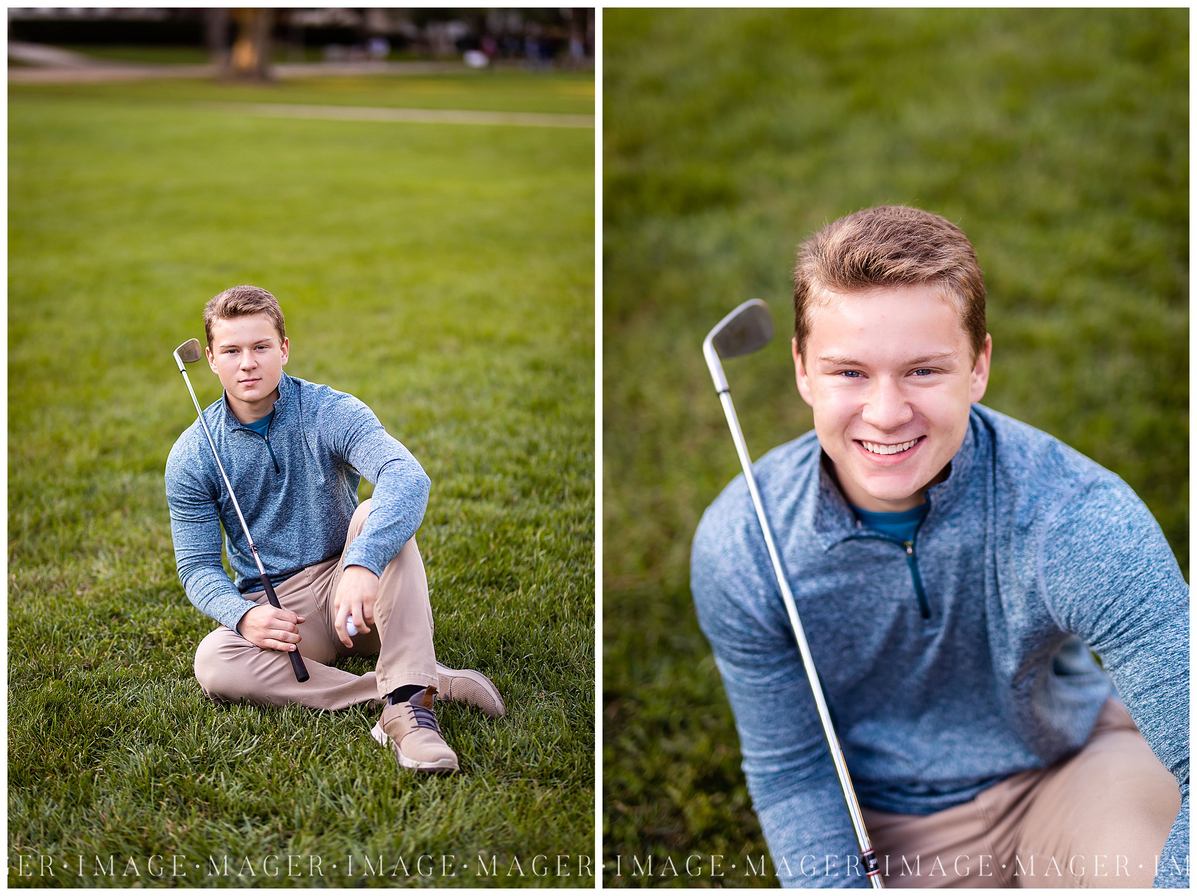 senior golf portraits