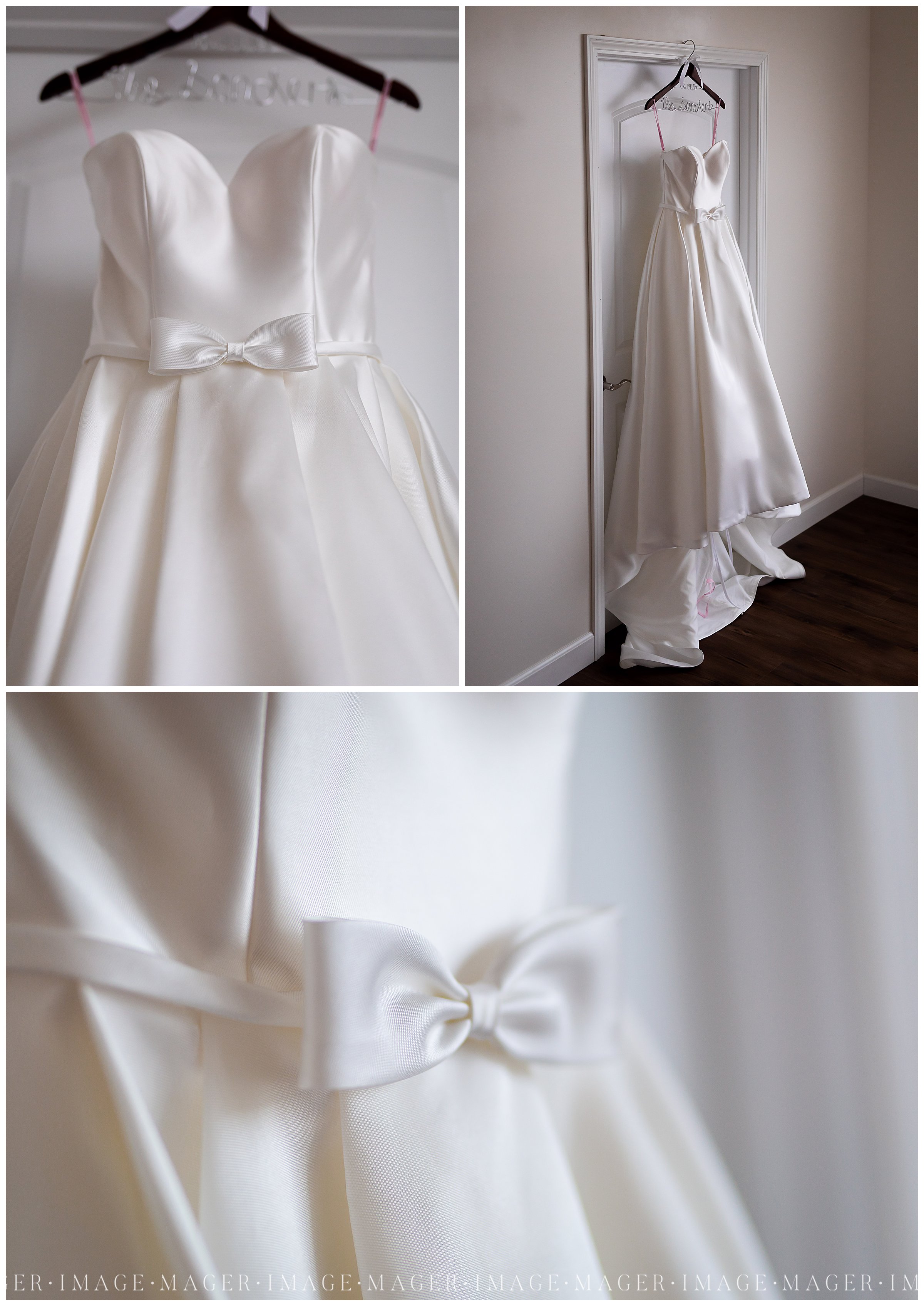 princess style white wedding dress