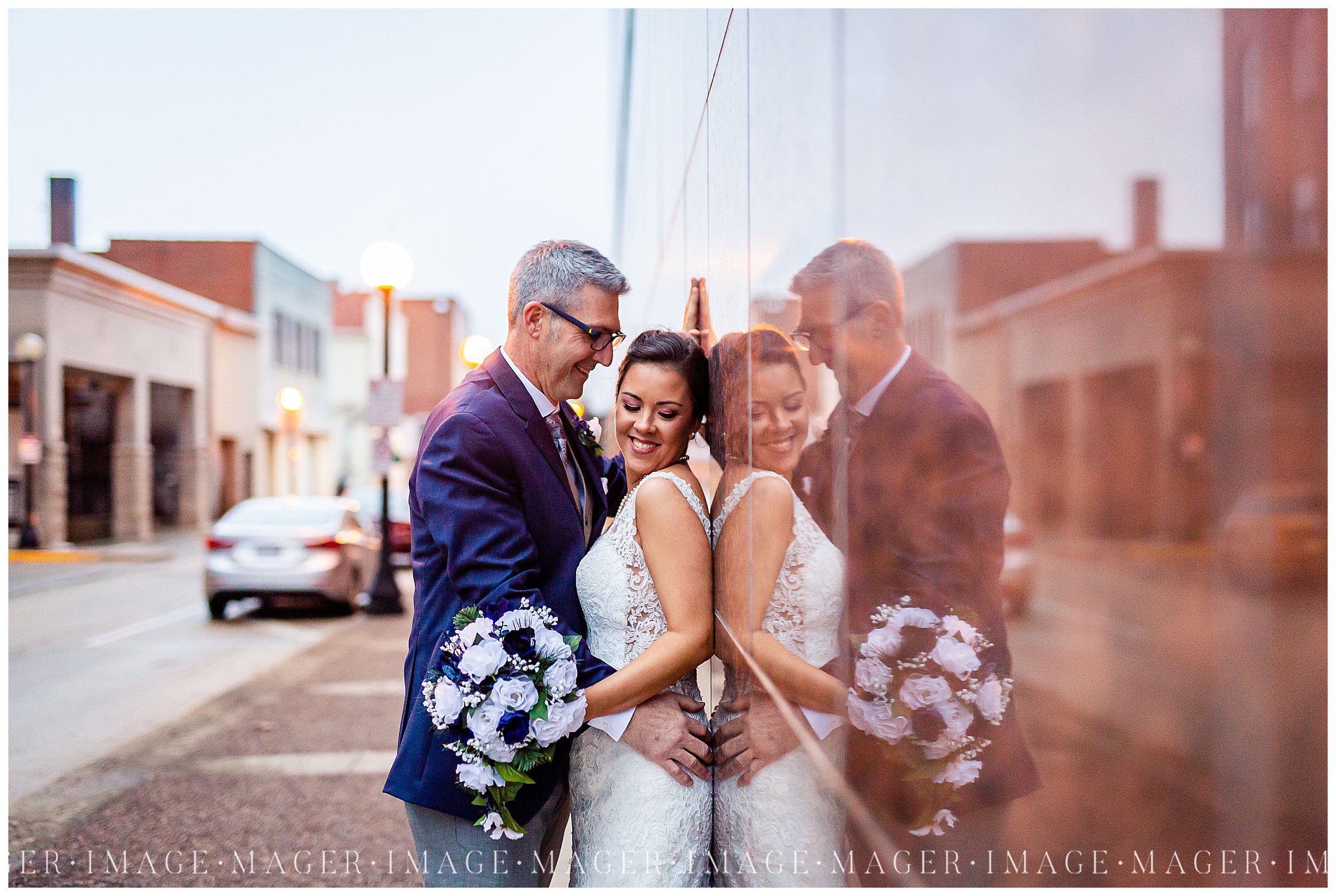 downtown champaign navy wedding