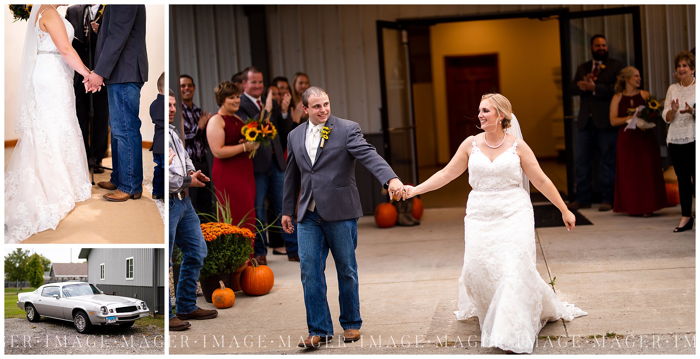 central illinois country rustic wedding