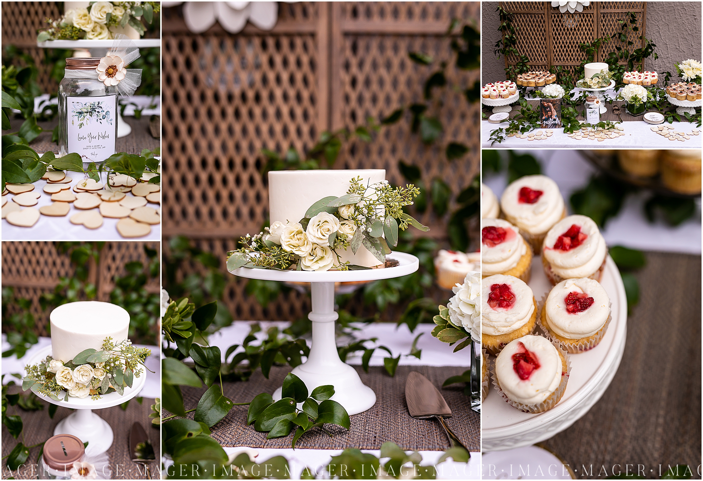 backyard wedding desserts 