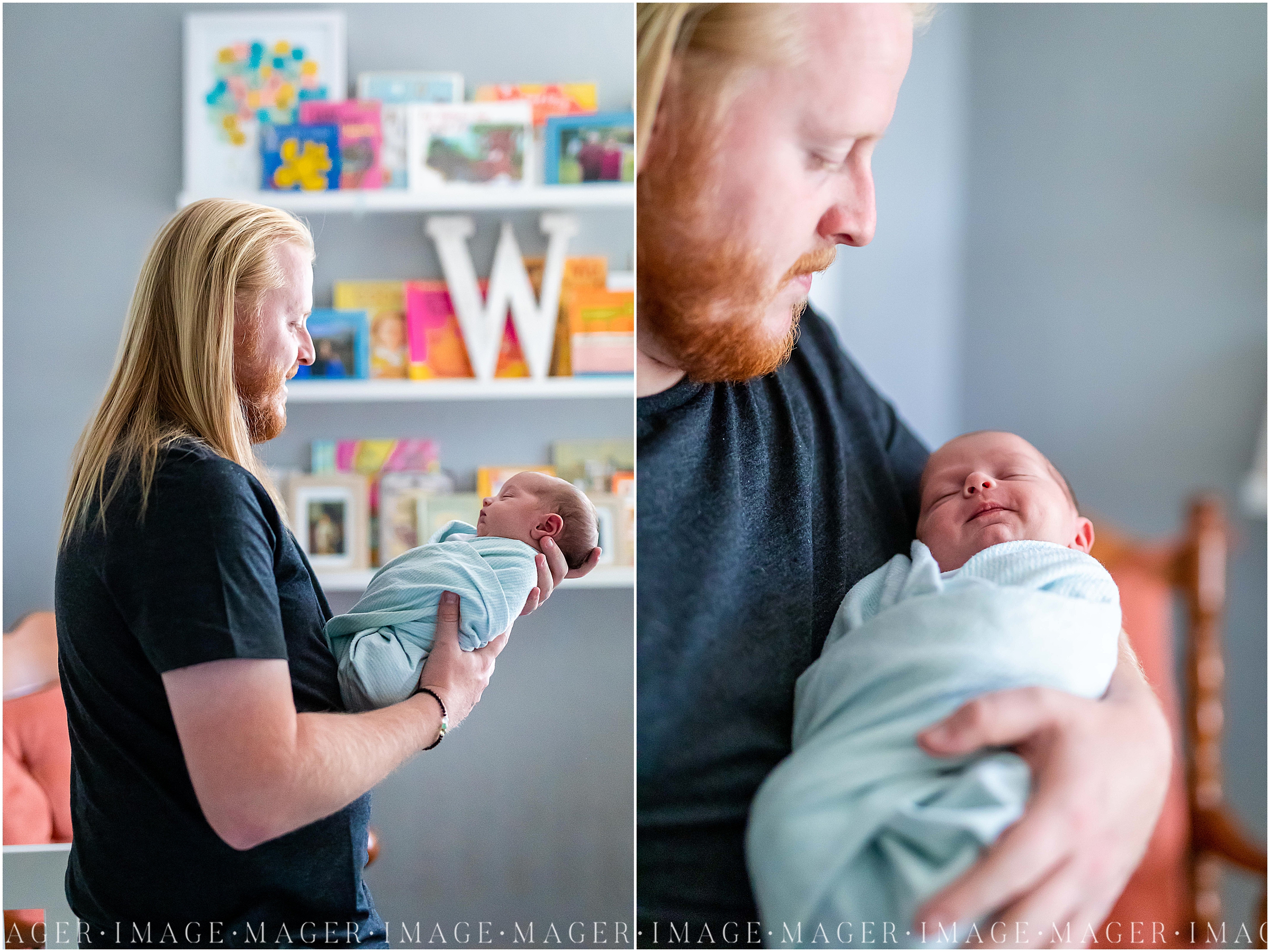 Lifestyle newborn session chip magers