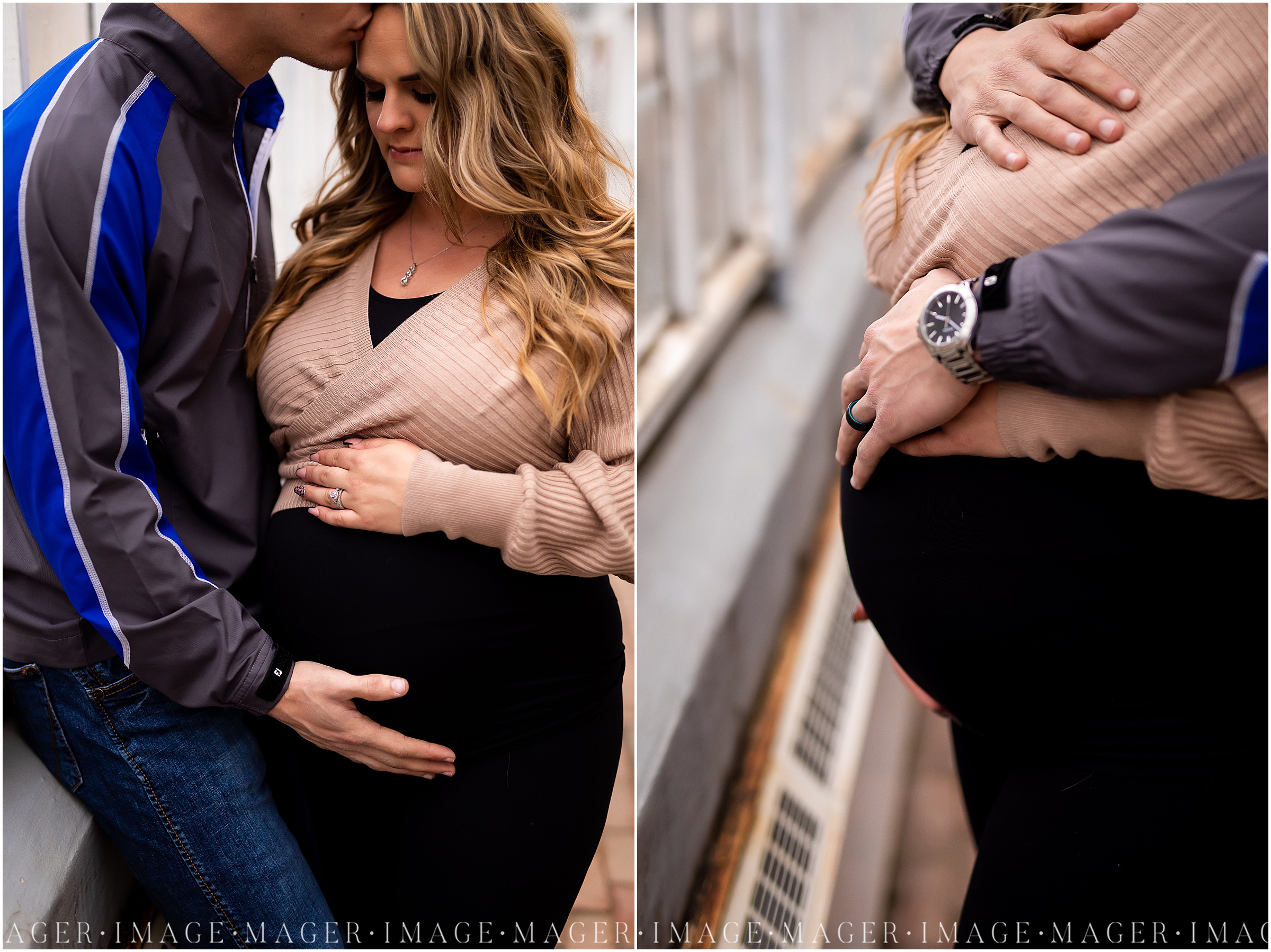 winter maternity session 