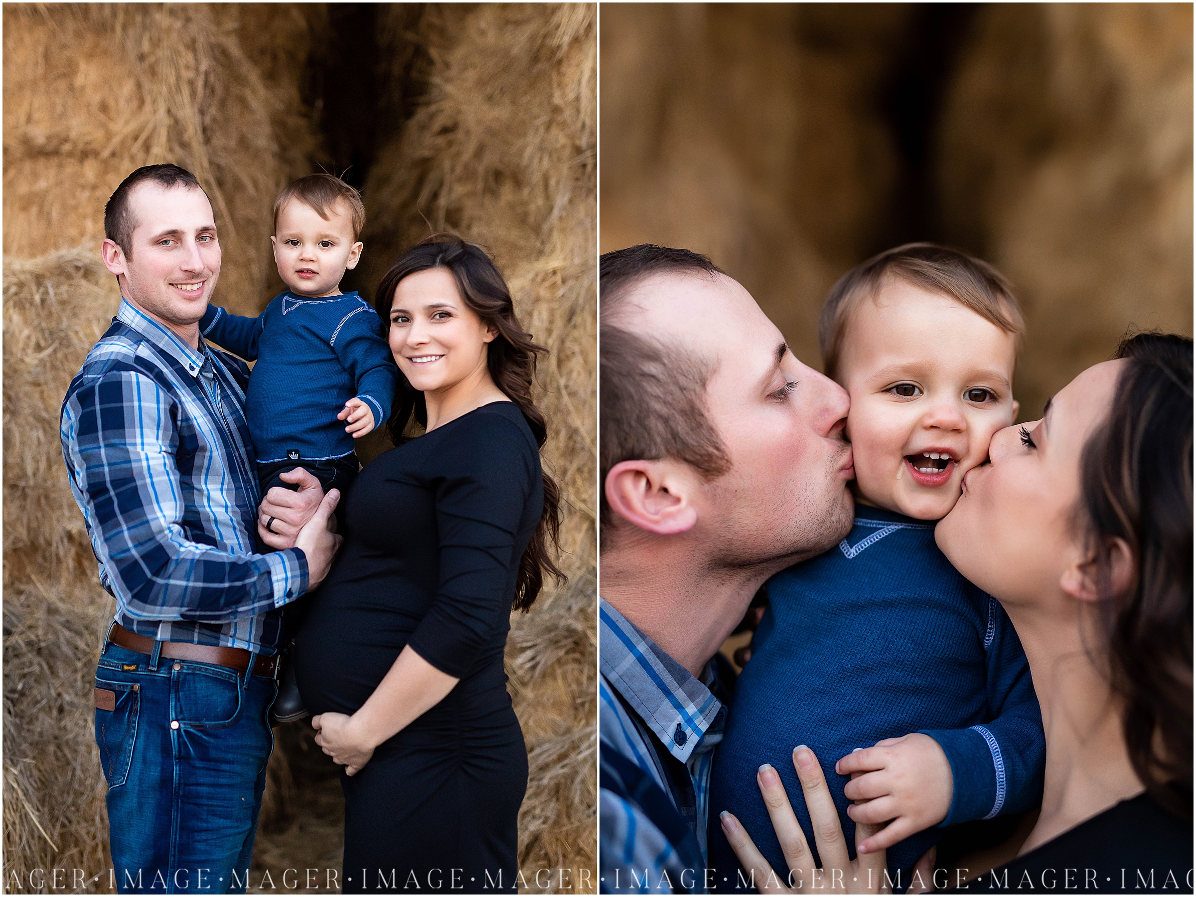 midwest country maternity session