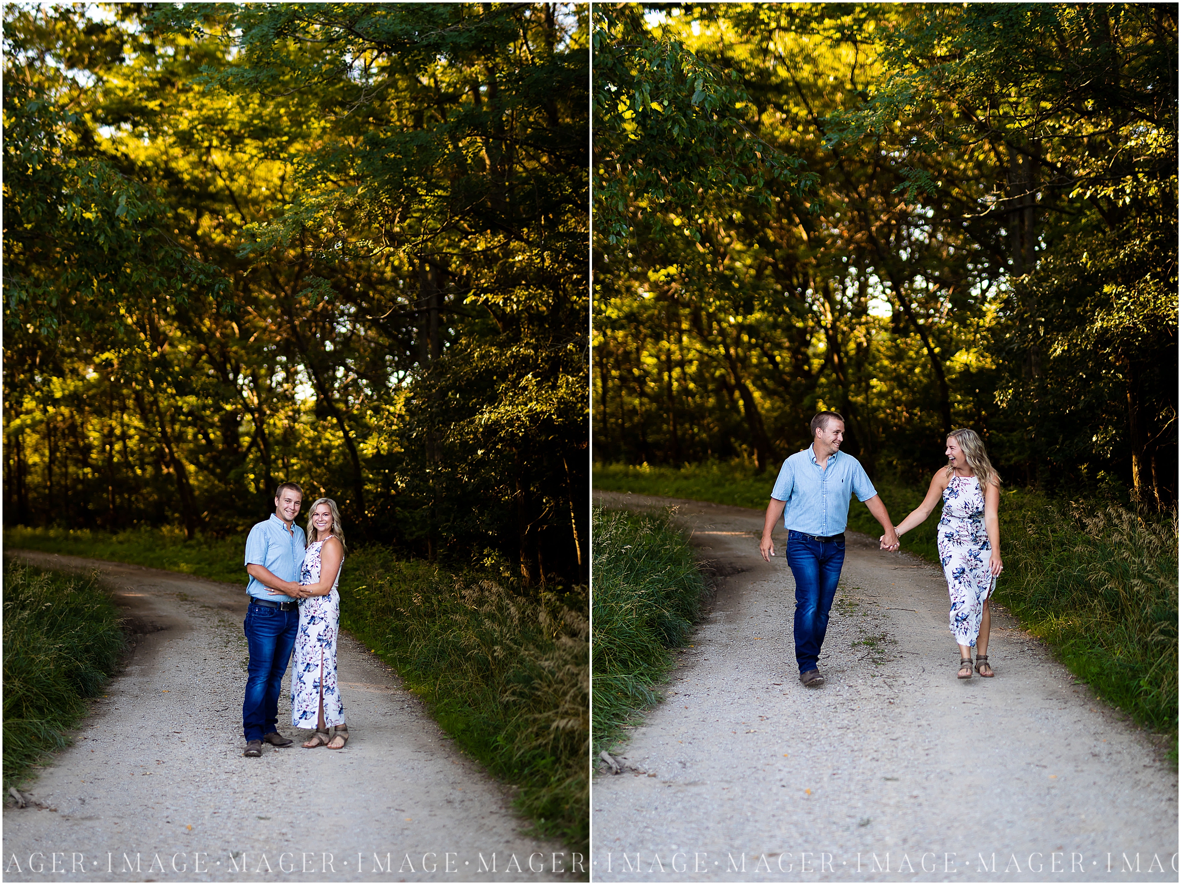 Weldon Springs State Park Summer Engagement Session, Clinton, IL