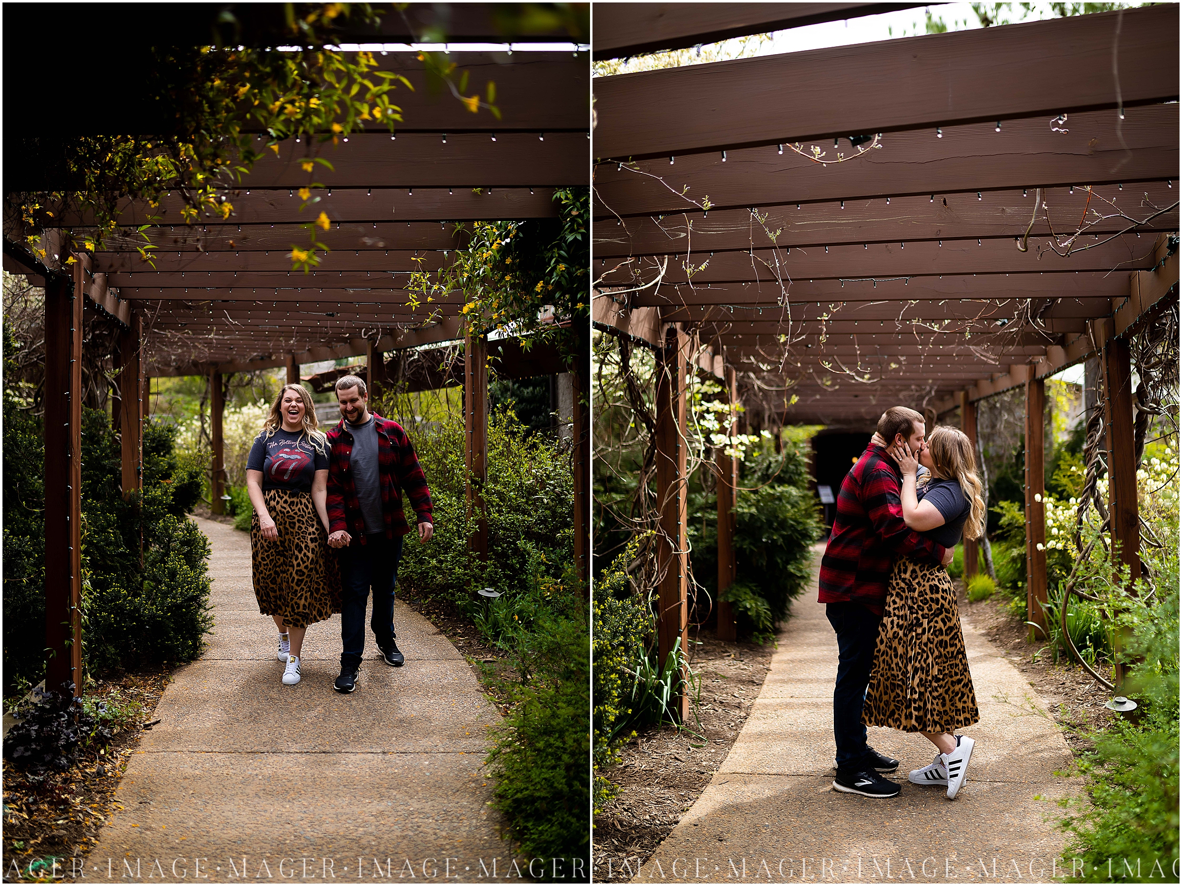 Biltmore Winery edgy engagement session