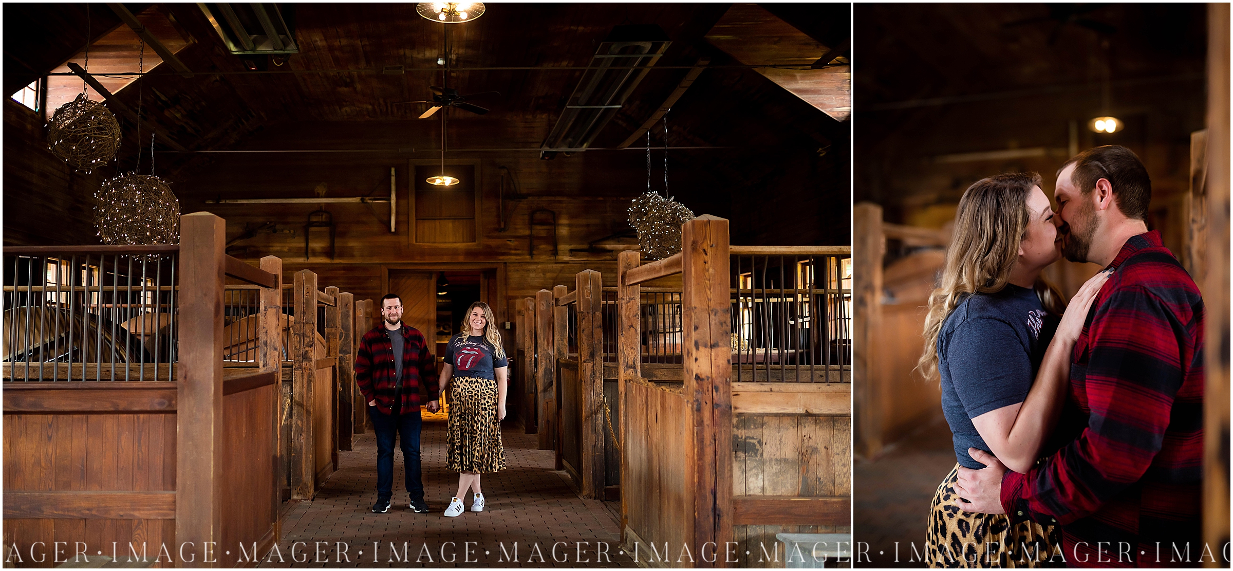 winery stalls Biltmore Winery engagement session