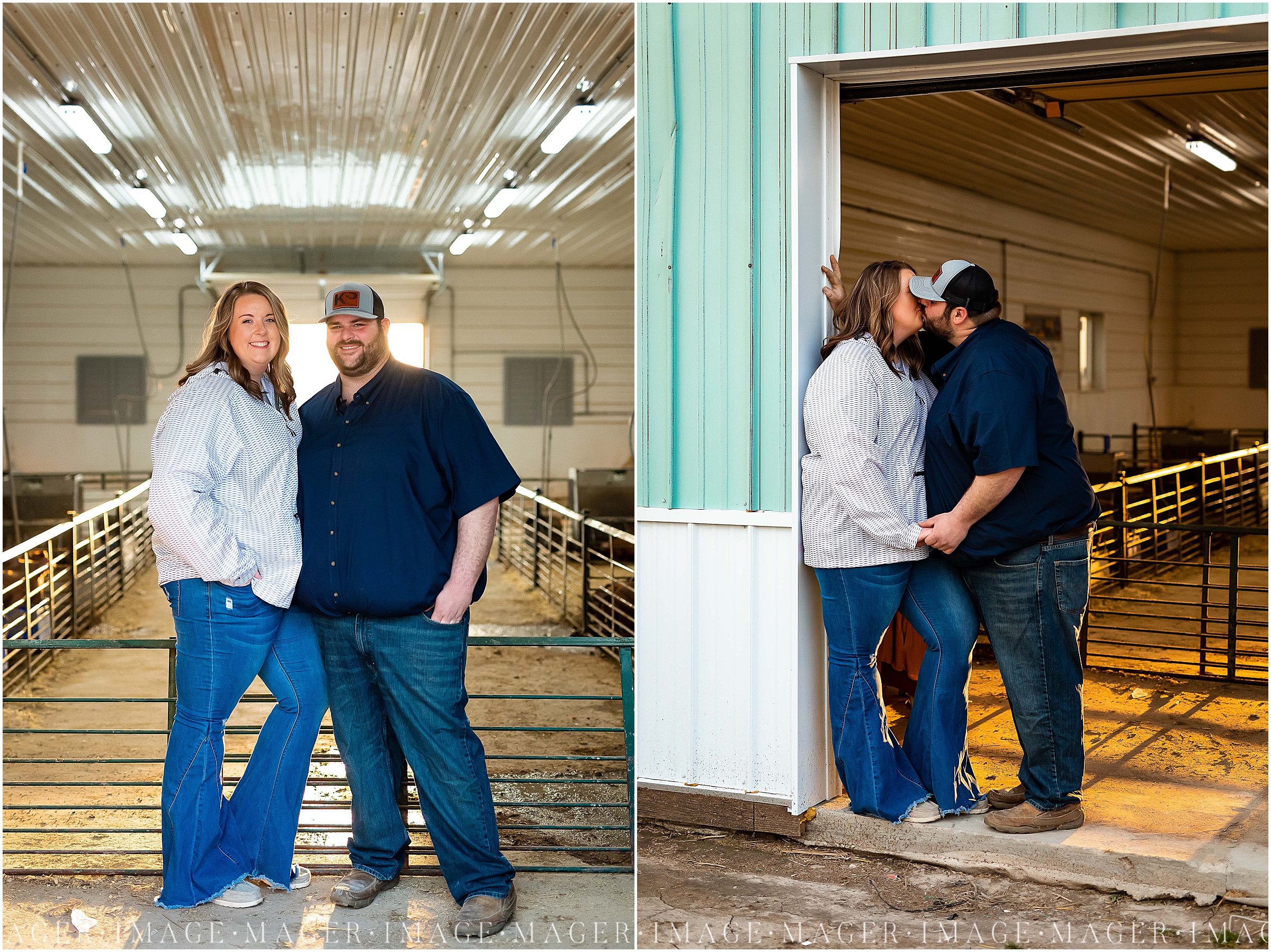 kemme show pigs, pig barn engagement session