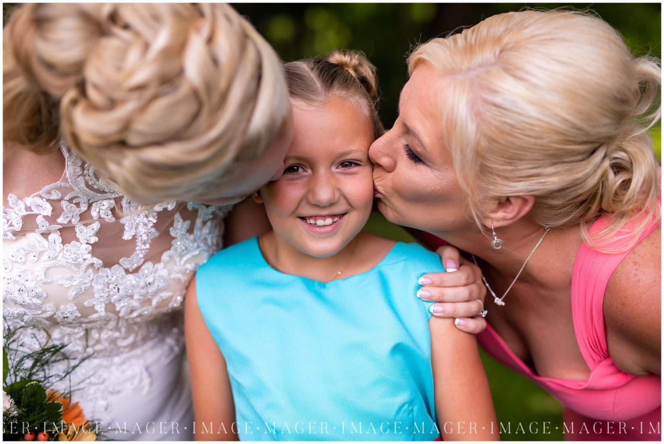 Gibson city bible church wedding outdoor wildflower cissna park