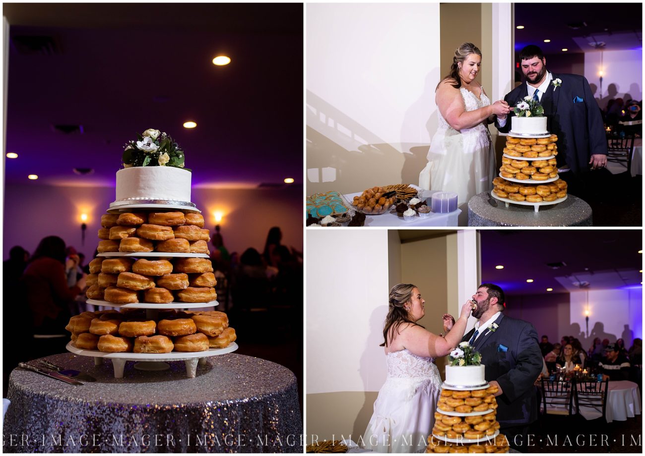 reception-indoor-effingham-altamont-carriage-house-wedding-winter-donut-cake