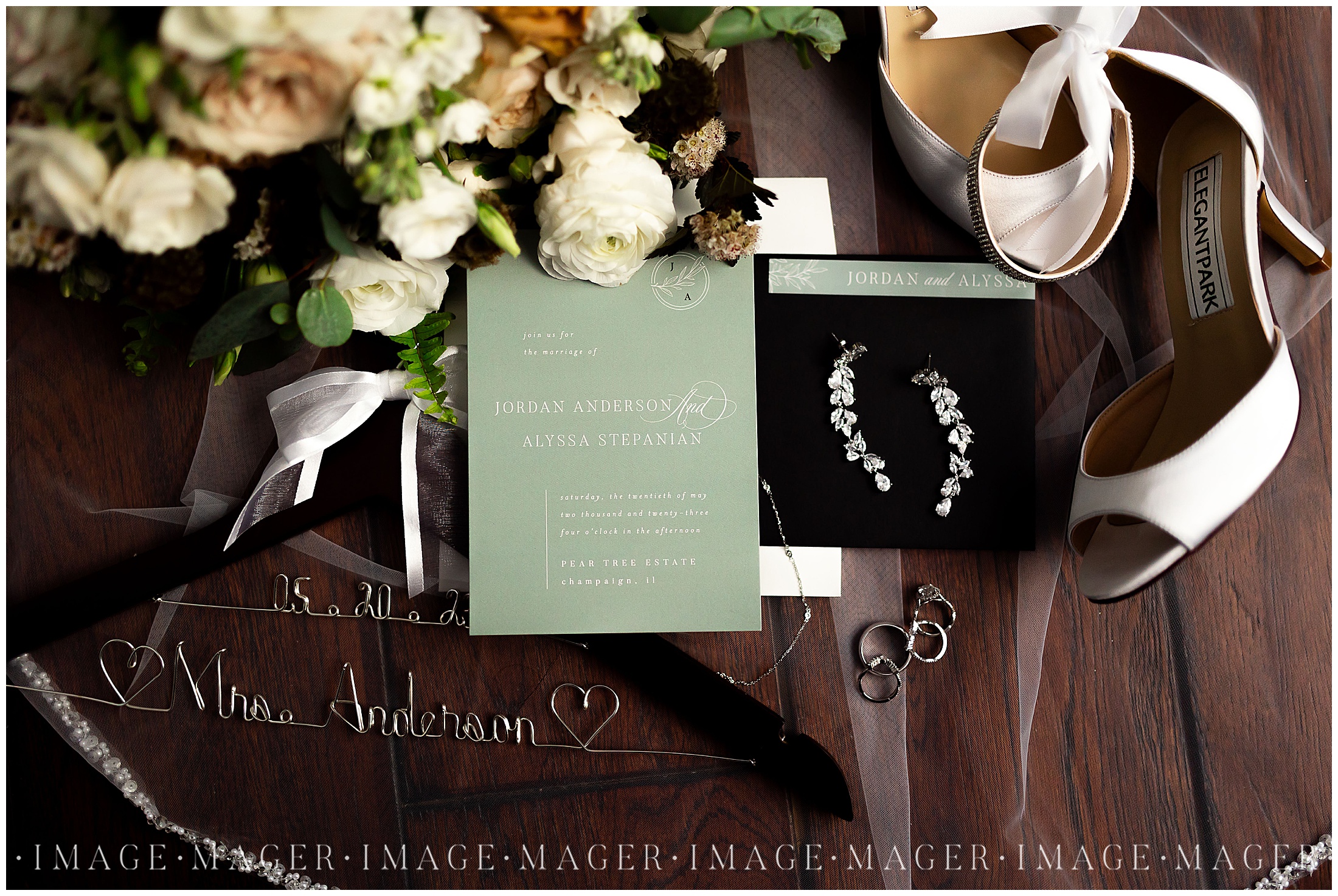 sage green wedding invitations pear tree estates