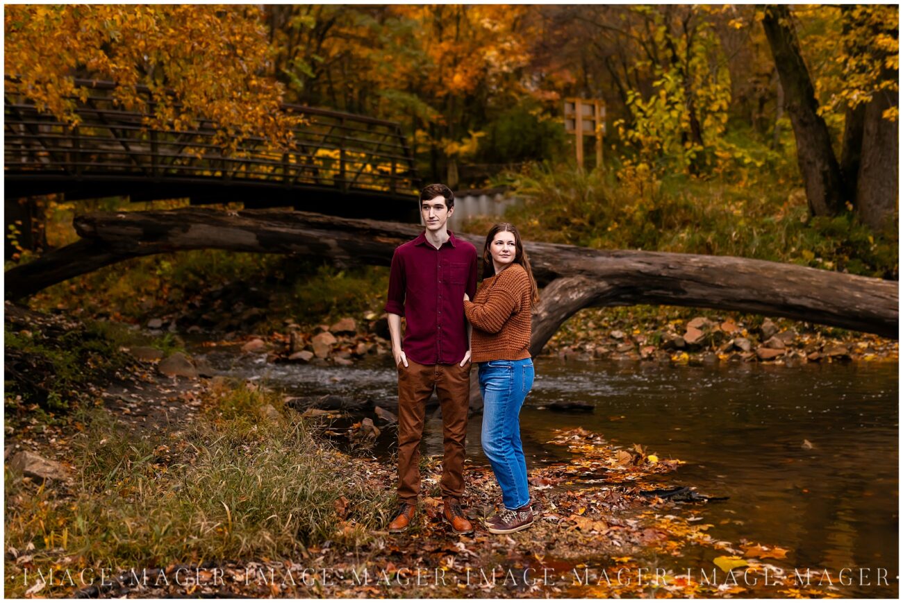 maroon and orange casual engagement outfits