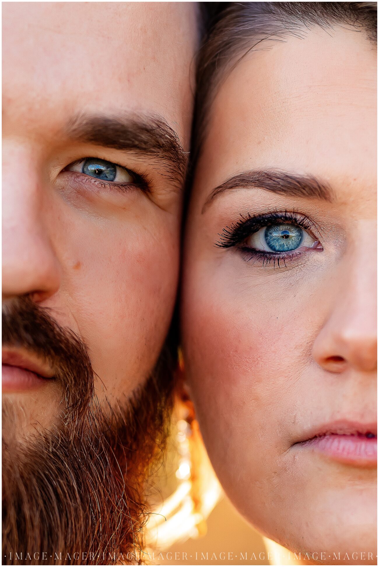 A small town wedding for Casey and Adam. A closeup shot of the bride and groom's gorgeous blue eyes!

Saint John the Baptist Catholic Church, L'erable, IL. 

Photo taken by Mager Image Photography.